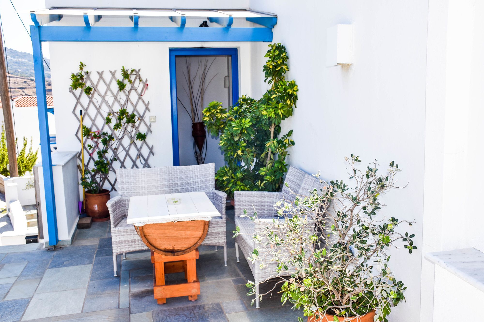 Aegean Sea View Villa Batsi  Exterior photo